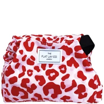 The Flat Lay Co. Drawstring Bag - Pink Leopard