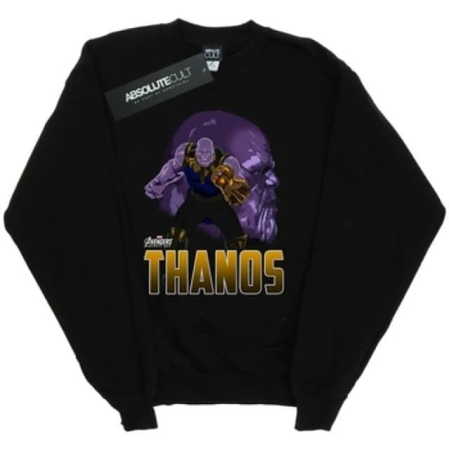Marvel Avengers Infinity War Thanos Character Sweatshirt Black male