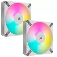 Corsair AF140 RGB ELITE 140mm High-Performance PWM Twin Fan - White
