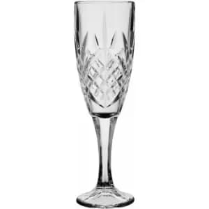 Premier Housewares Set of four Beaufort Crystal Champagne Flutes