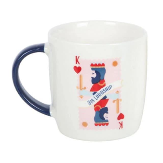 Something Different Something Different His Lordship Playing Card Mug in Off White Off White One Size Unisex 5063693979591