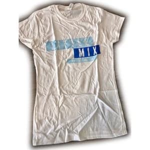 Little Mix - Blue Logo Womens Large T-Shirt - White