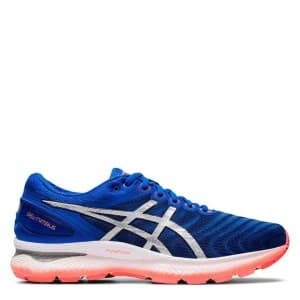 Asics Gel Nimbus 22 Mens Running Shoes - Blue/Silver