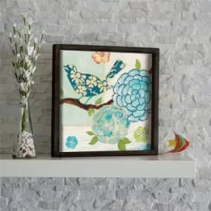 KZM482 Multicolor Decorative Framed MDF Painting