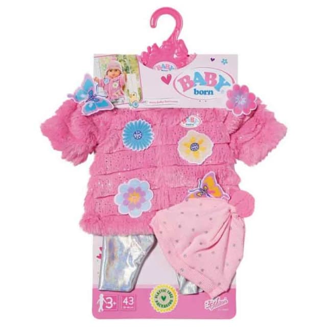 AJ Toys & Books Baby Born Pink Coat Set