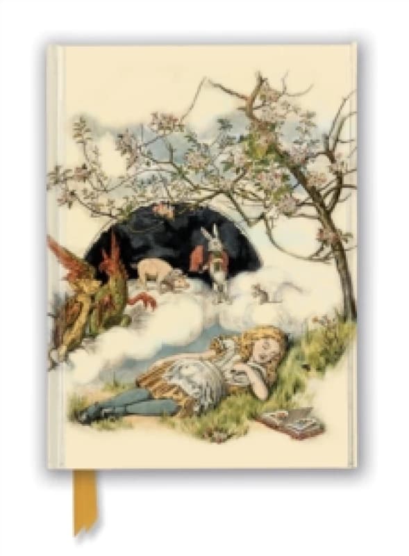 British Library: Alice Asleep, from Alices Adventures in Wonderland (Foiled Journal) Notebook / blank book