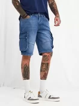 Joe Browns One For The Weekend Shorts - Blue Size 32, Men