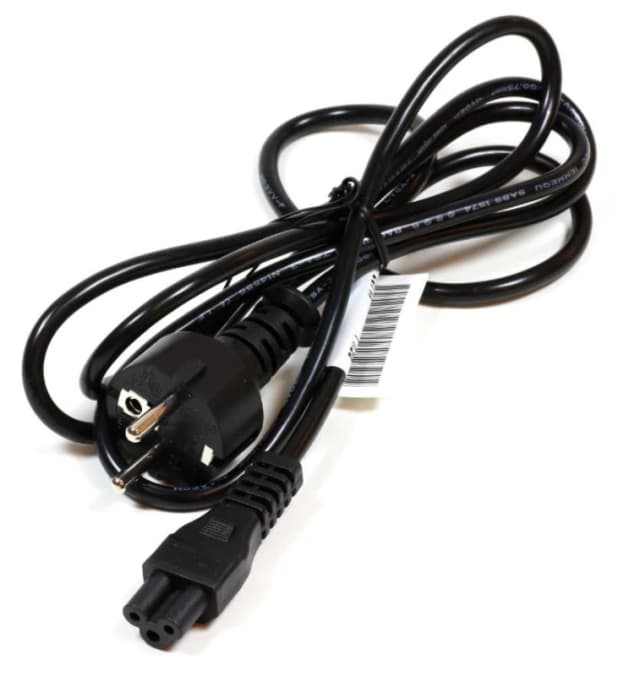 HP 1.8m 3-wire power cord for HP