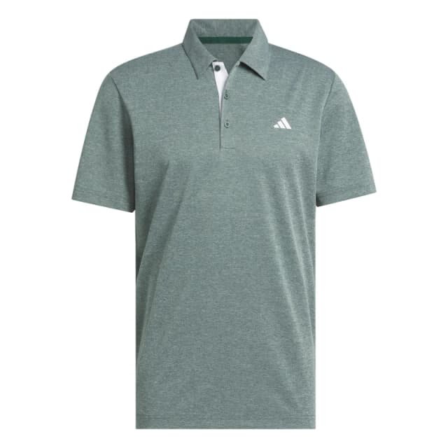 adidas Heather Polo Shirt Mens Colleg Green male S