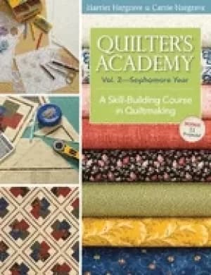 quilters academy vol 2 sophomore year a skill building course in quiltmakin