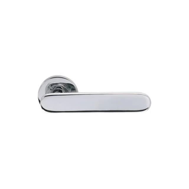Spira Brass Skyla Lever Door Handle Polished Chrome
