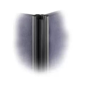 Floor standing fabric screen 2 way panel linking strip 1200mm