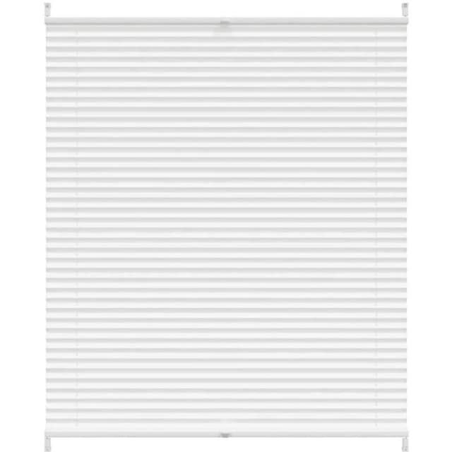 VIDAXL Plisse Blind 100x125cm White Pleated Blind Vidaxl 240610fr