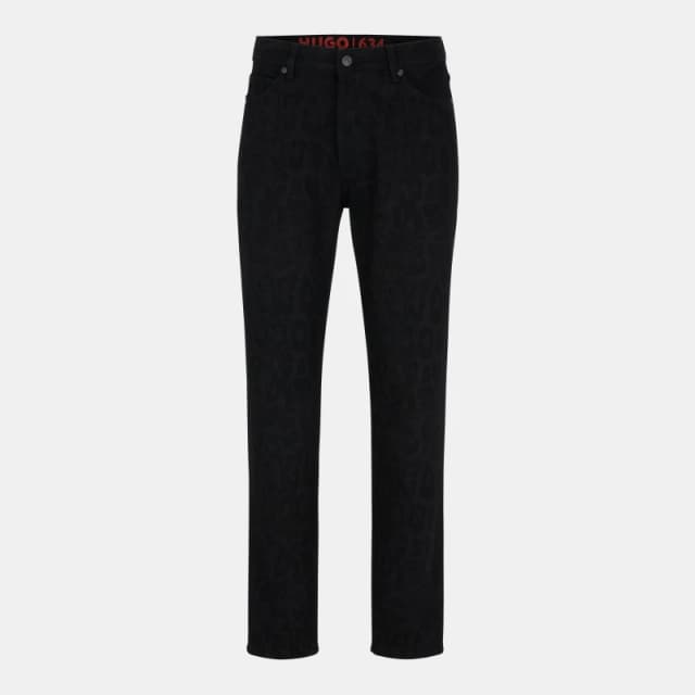 Hugo Mens Slim Fit Jeans Black male 30W R