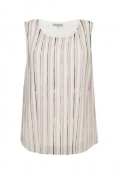 Great Plains Brush Stroke Stroke Top White