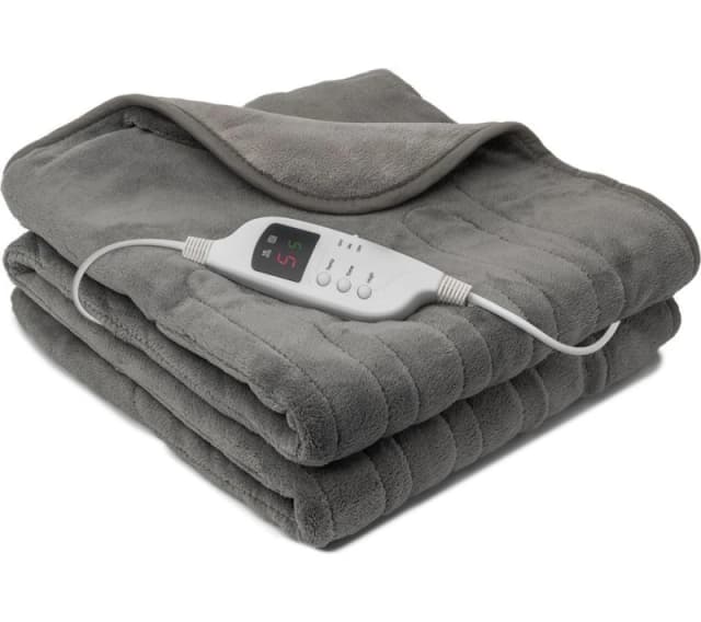 Daewoo HEA1914GE Heating Blanket - Grey, 160 x 120cm 5024996981773