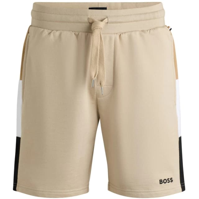 Boss Mens BW Iconic Logo Shorts Light Beige 275 male S