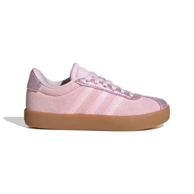 adidas VL Court 3.0 Shoes Juniors Pink Glitter female 4 (36.5)