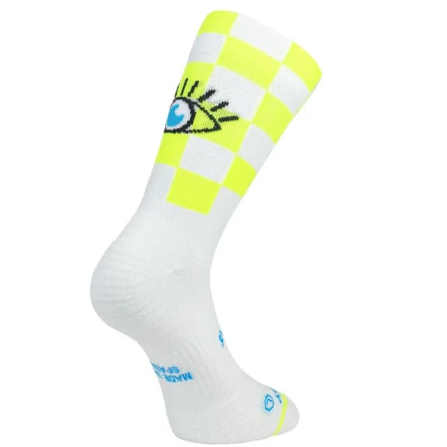 Football Socks Sporcks Race Eye Jaune Unisex M (41/43)