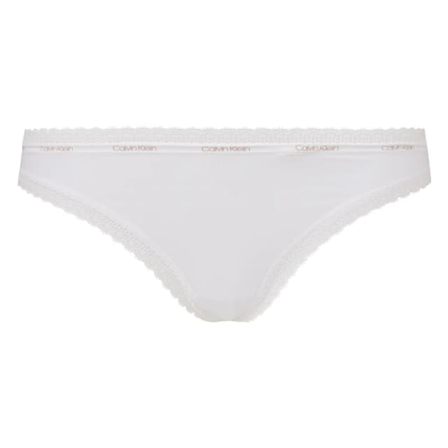 Calvin Klein Bottoms Up Thong - White White 8