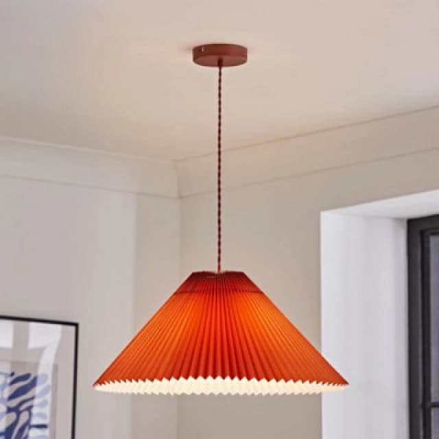 Akira Pleated Shade Pendant Light