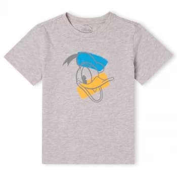 Disney Donald Duck Head Kids T-Shirt - Grey - 9-10 Years
