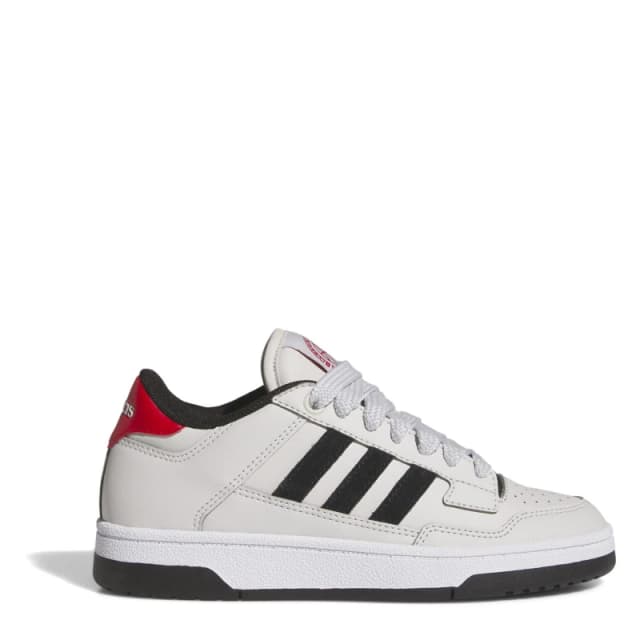 adidas Rapid Court Low Shoes Juniors - White White 3