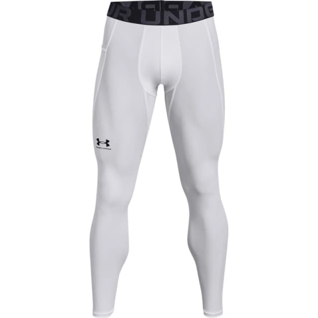 Under Armour HeatGear Leggings Mens White/Black male L