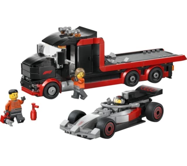 LEGO City F1 Display Truck with Audi F1 Race Car Toy 60493 Lego One Size Multi 70666999000