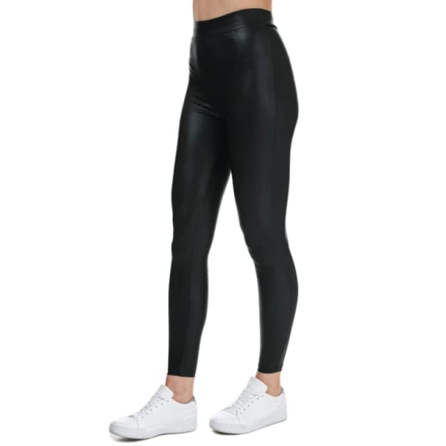 Only Cool Coated Leggings Black female 10