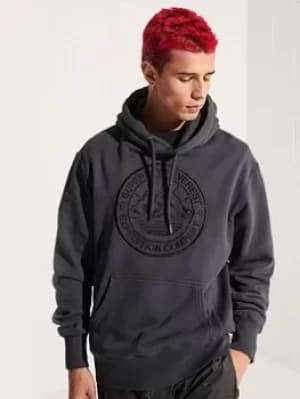 Superdry Expedition Graphic Hoodie, Black, Size L, Men