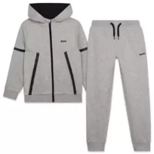 Boss Logo Tracksuit - Grey