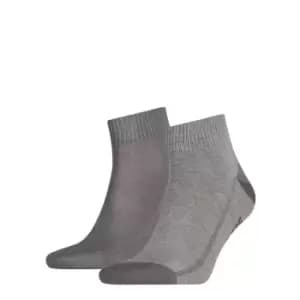 Levis Mid Cut 2 Pack Socks Mens - Grey