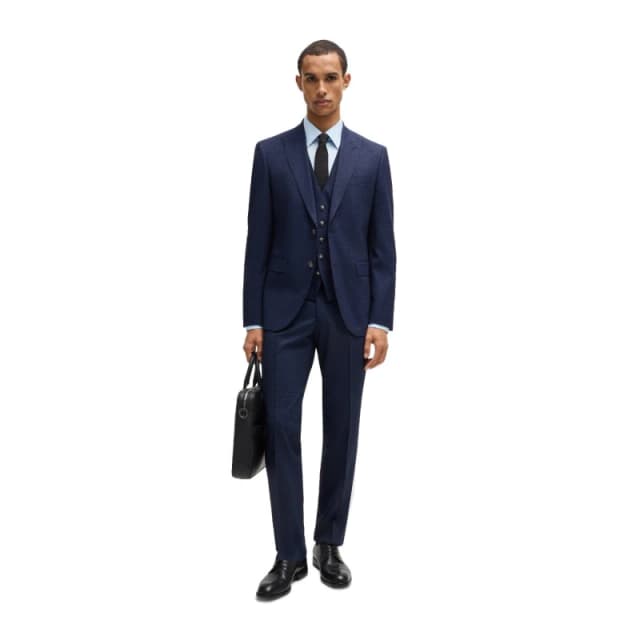 Boss Mens H Jeckson Suit Dark Blue male 40 (50)