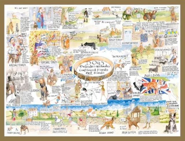 Tim Bulmer Dogs - Tim Bulmer 1000 piece jigsaw puzzle