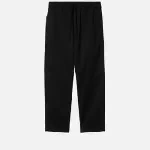 Carhartt Mens Lawton Trousers - Black Garment Dyed - M