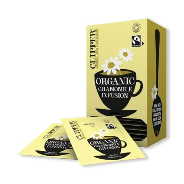 Clipper Fairtrade Organic Chamomile Infusion 25 Envelopes
