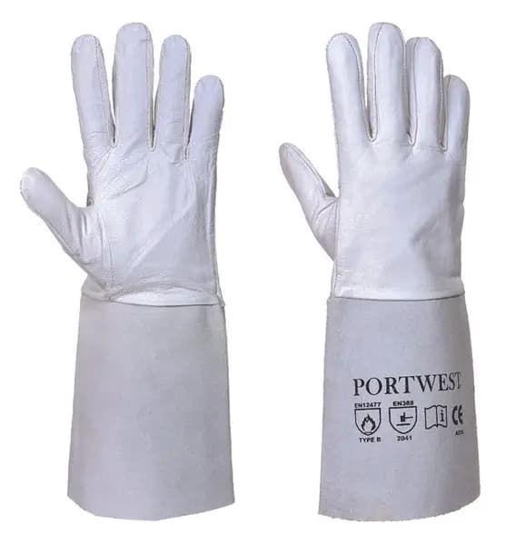 Portwest Premium Tig Welding Gauntlets A520GRRXL Colour: Grey