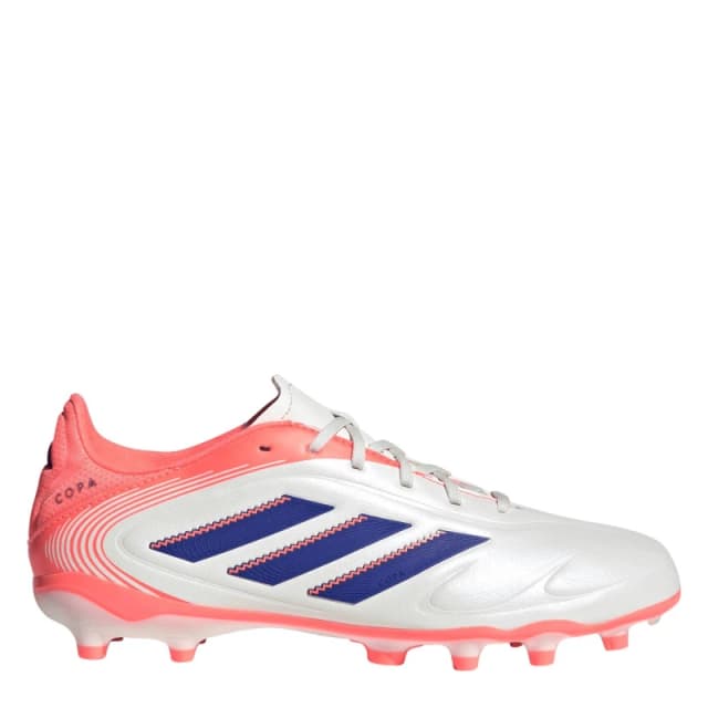 adidas Copa Pure 3 League Juniors Firm Ground Football Boots Wht/Blue/Coral male 3 (35.5)