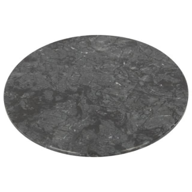 Argon Tableware Round Marble Chopping Board - 30Cm - Black