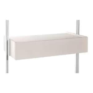 Relax Trouser Rack Kit with Brackets - Linen - 900mm