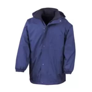 Result Mens Reversible StormDri 4,000 Waterproof Windproof Anti Pilling Fleece Jacket (L) (Royal/Navy)