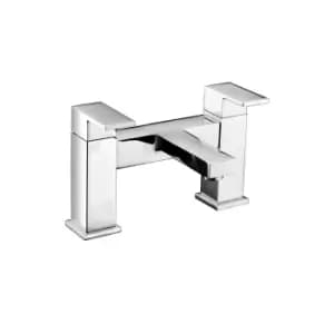 Chrome Bath Mixer Tap - Cube