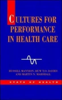 Cultures for Performance in Health Care by Russell Mannion Paperback