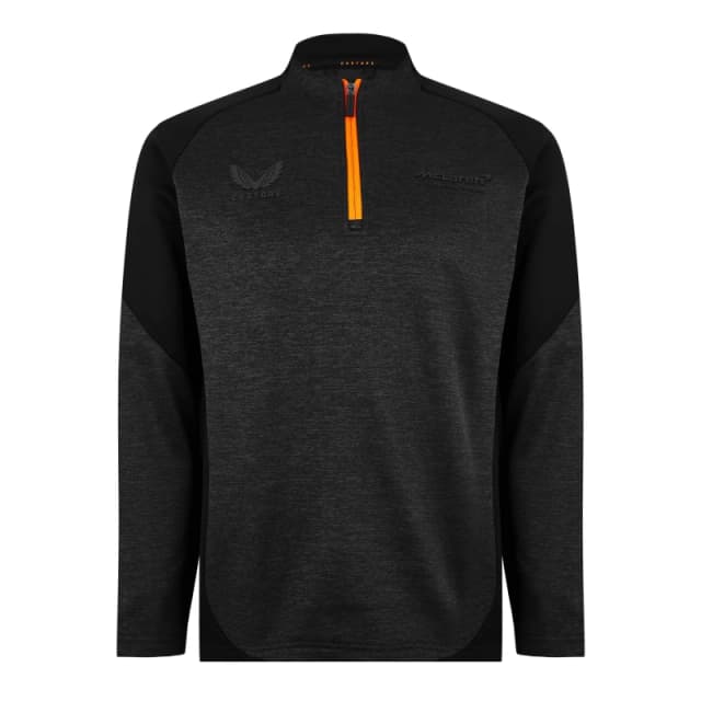 Castore Mclaren Quarter Zip Jacket Mens Black Marl male M