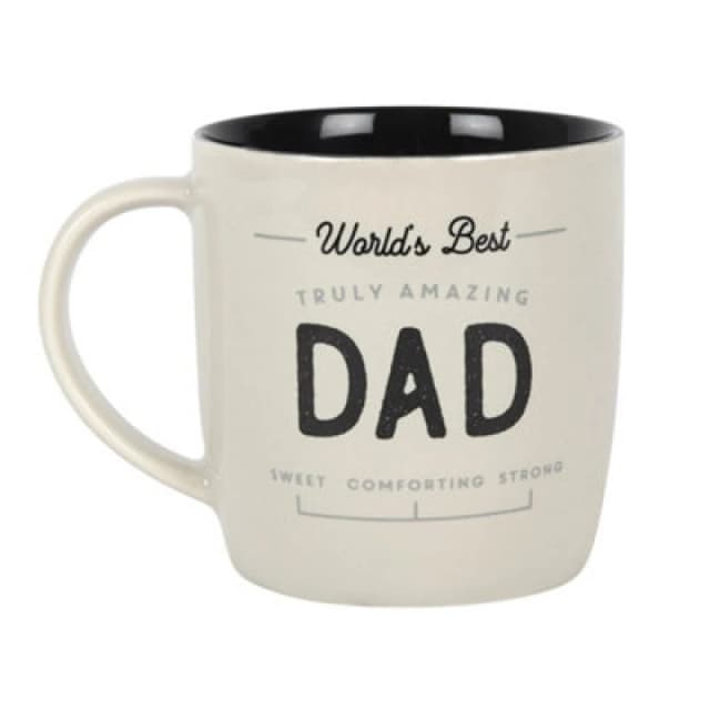 Something Different Something Different Truly Amazing Dad Ceramic Mug in White White One Size Unisex 5063652261347