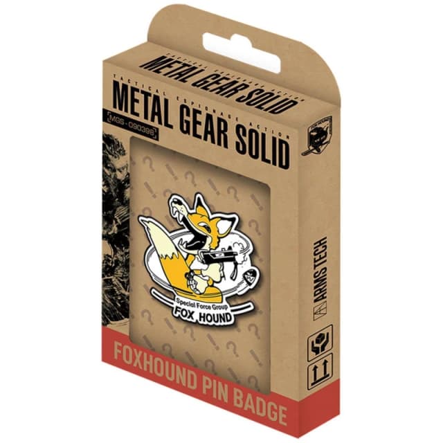 Metal Gear Solid Limited Edition FOXHOUND Insignia Pin Badge Multi unisex