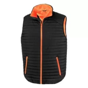 Result Unisex Adult Gilet (XXL) (Black/Orange)