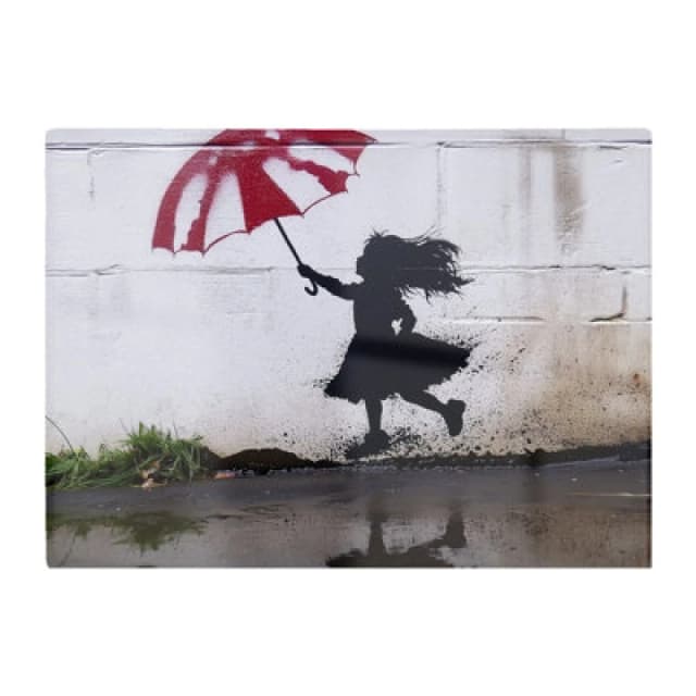 Warren Reed Designer Memories Of Jumping In Puddles Chopping Board