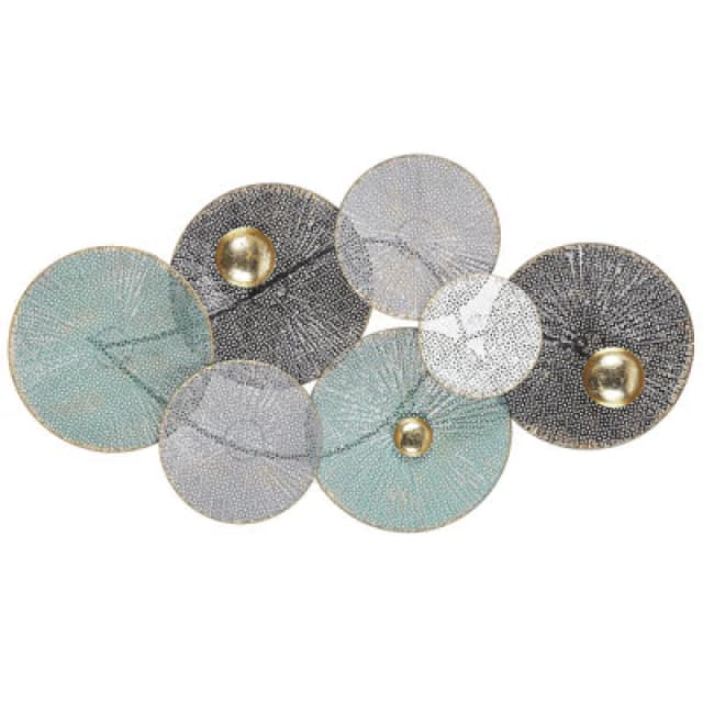 Beliani Wall Decor Polonium Metal 49cm Multicolour
